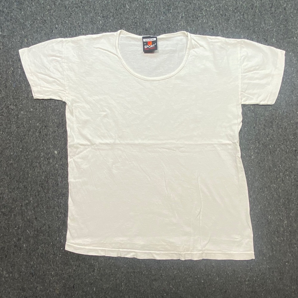 Signal Sport T Shirt S Small Mens White 90s Skater Single Stitch Cotton‎ USA